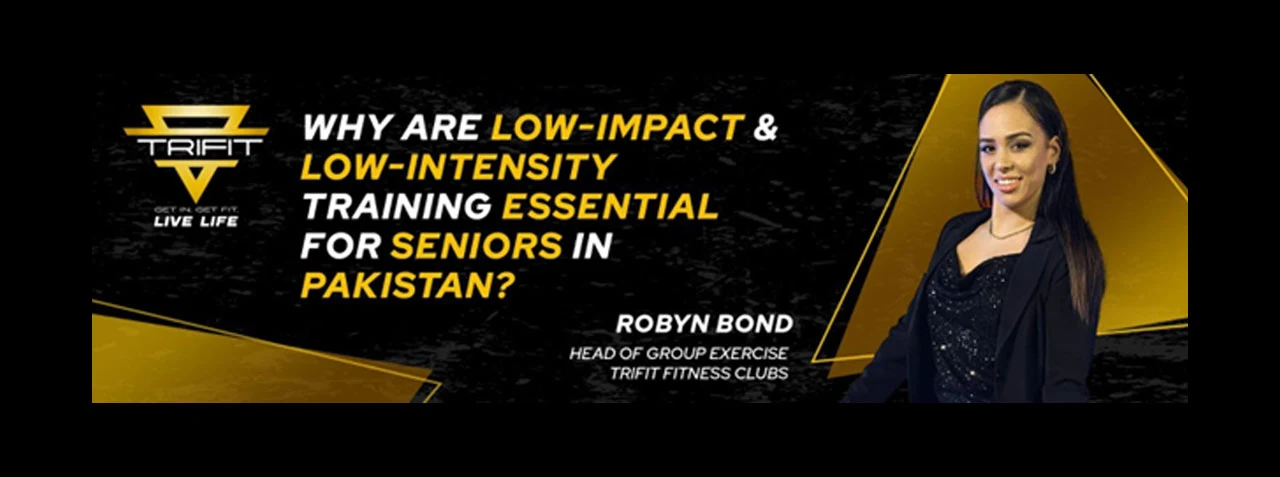 Robyn Bond Head of Group Exercise at TriFit on Low-Impact Training blog banner