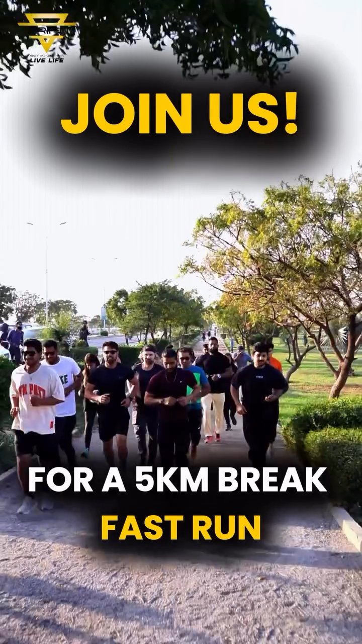 Trifit invites you to a 5KM Break-Fast Run, Saturday on 7th March at Creek Park, DHA Phase 8.