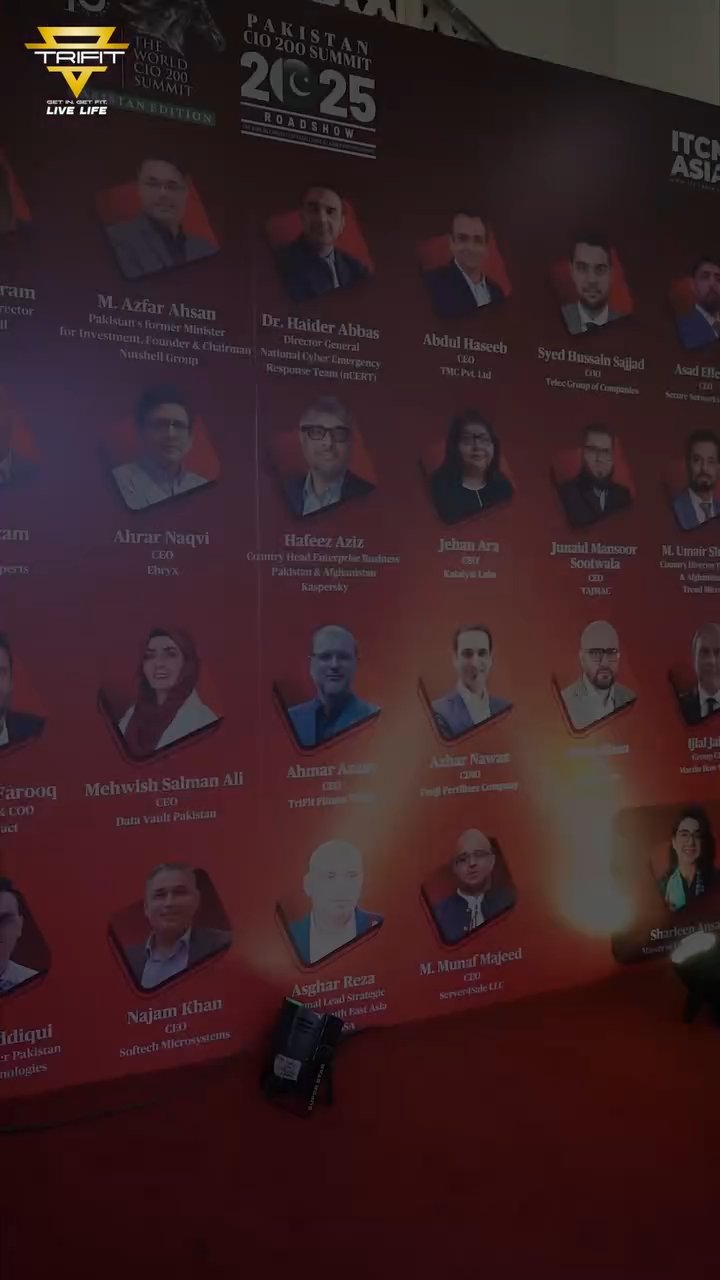 TriFit CEO, Ahmar Azam, FCA (ICAEW), shared how wellness and technology can come together to spark meaningful behaviour change at the CIO Summit Pakistan