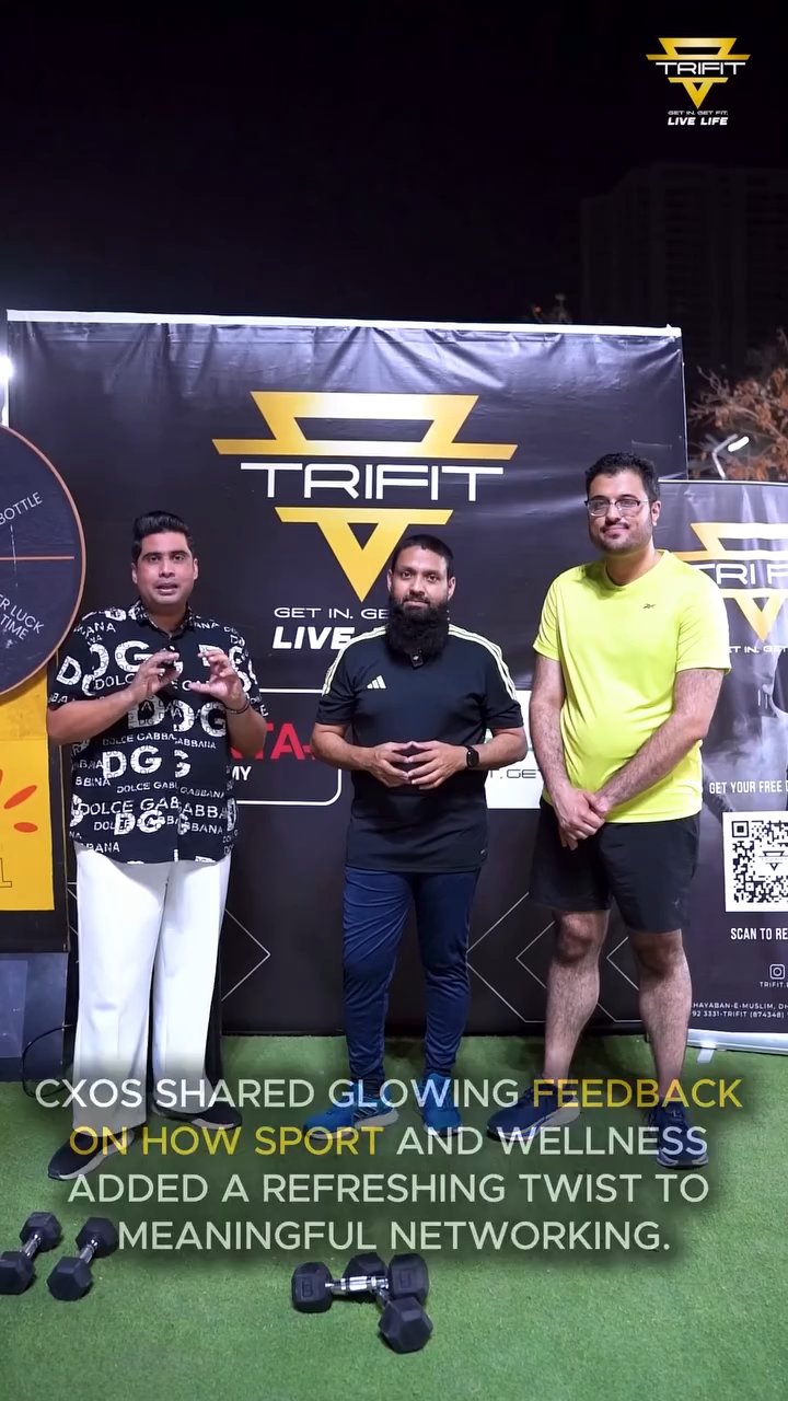 TriFit was proud to be the Official Fitness Partner at CxO Padel Connect, hosted at the premier Padel X courts
